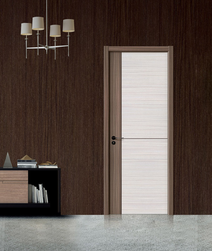 鑫順來X-2604雕花拼貼修色實(shí)木烤漆門