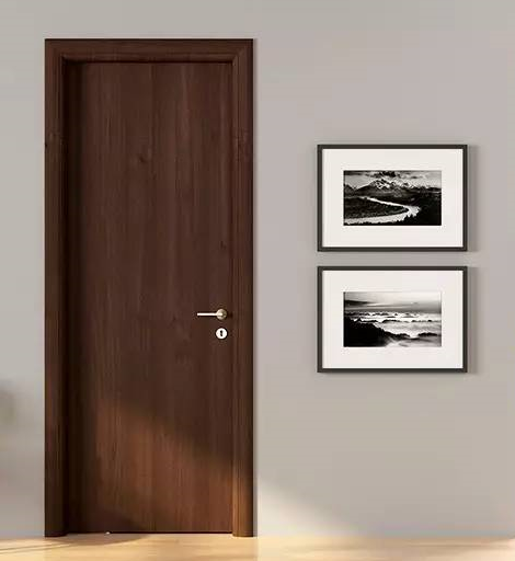 廠價熱賣愉心X-4031平開雕花橡木烤漆門