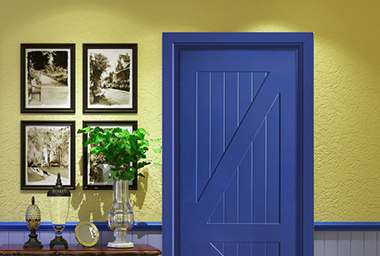 廠價直銷鑫順來X-6074平開谷窗實木烤漆門