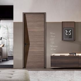 新品上市鑫順來X-8027平開環保無漆鋁木門