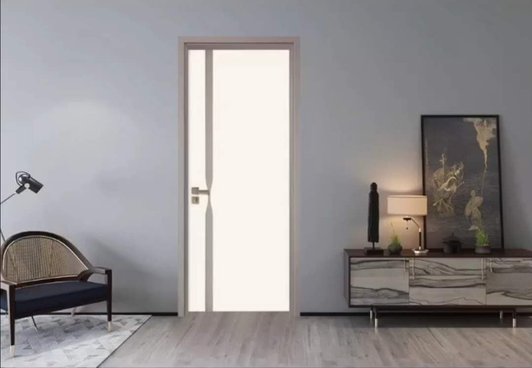 廠價直銷鑫順來X-8093平開叉色實(shí)木烤漆門