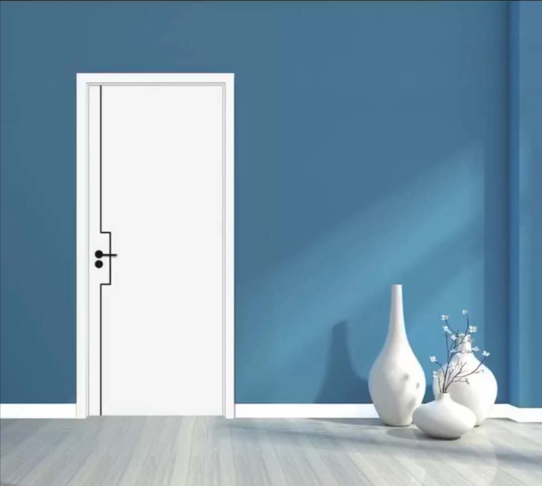 廠價直銷鑫順來X-8094平開叉色實(shí)木烤漆門