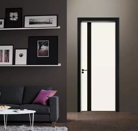 廠價直銷鑫順來X-8096平開叉色實(shí)木烤漆門