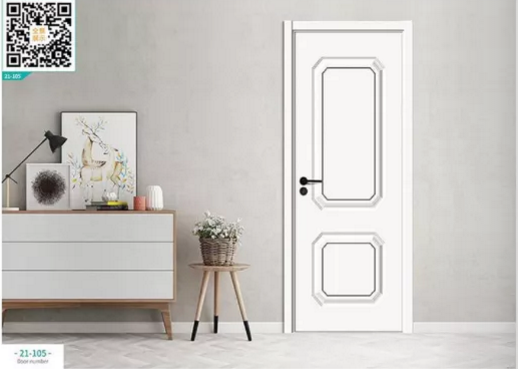廠價(jià)熱賣鑫順來21-105掃碼豪華扣線木門，掃二維碼看裝修風(fēng)格
