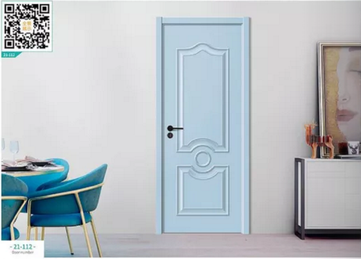 廠價新款鑫順來21-112掃碼豪華扣線地中海木門，掃二維碼看裝修風(fēng)格